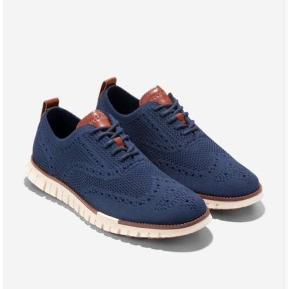 Cole Haan Men's ZERØGRAND Remastered Stitchlite™ Wingtip Oxfords - Picture 1 of 8